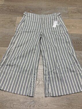 ANTHROPOLOGIE Pilcro Foxglove Mid-Rise Flare Wide Leg Pants Size 28P Petite NWT